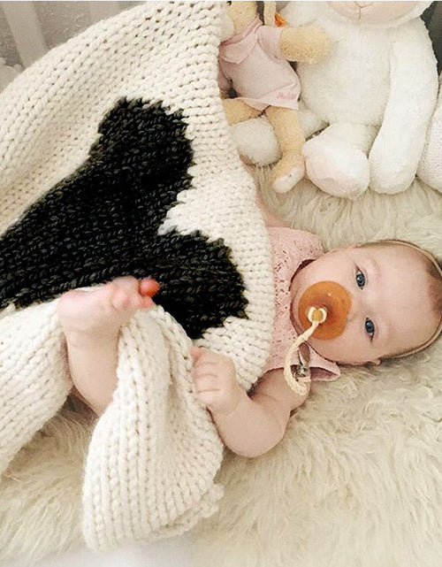 Load image into Gallery viewer, Baby Knitted Blankets Crochet

