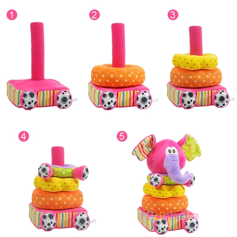 Baby Plush Toys Soft Pink Elephant