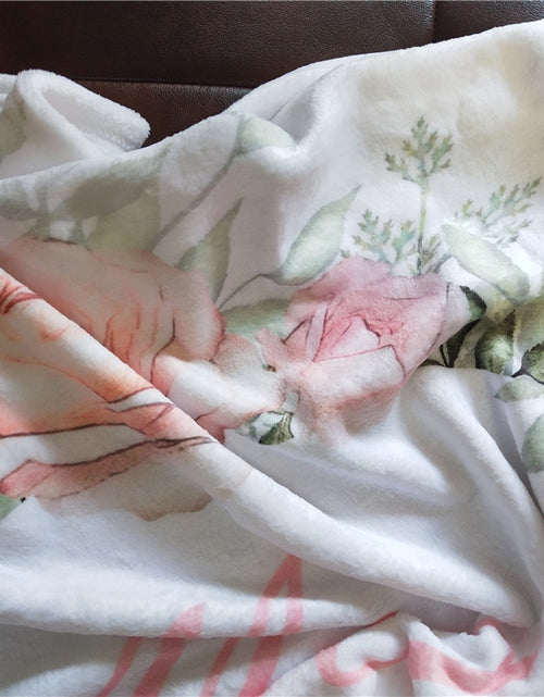 Load image into Gallery viewer, Personalized Baby Blanket Swaddling
