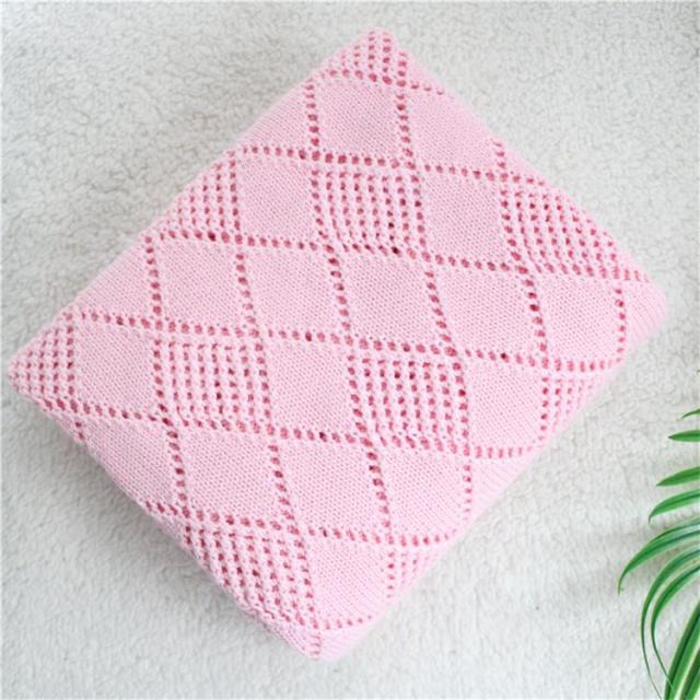 Reversible Super Soft Cotton Knitted Baby Blanket