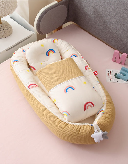 Load image into Gallery viewer, Portable Baby Nest Cotton Baby Cot
