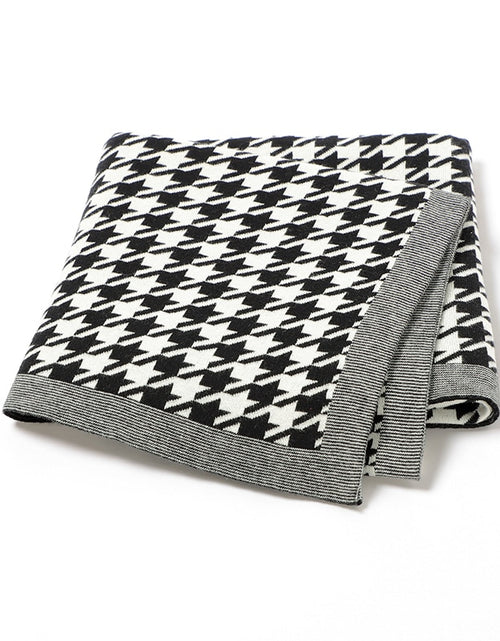 Load image into Gallery viewer, Baby Blanket Fashion Houndstooth
