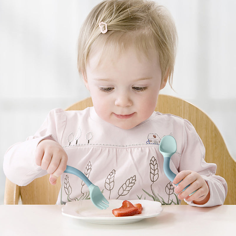 Silicone Spoon Fork for Baby Utensils – B and D Sales LLC