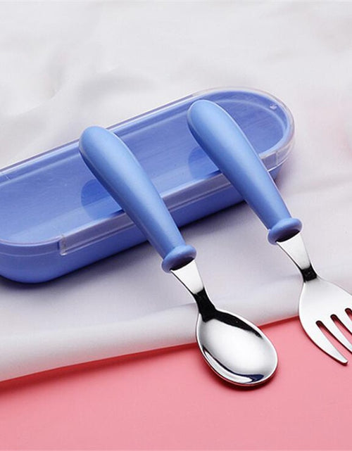 Load image into Gallery viewer, Cute Baby Cutlery Set Children&#39;s Utensils
