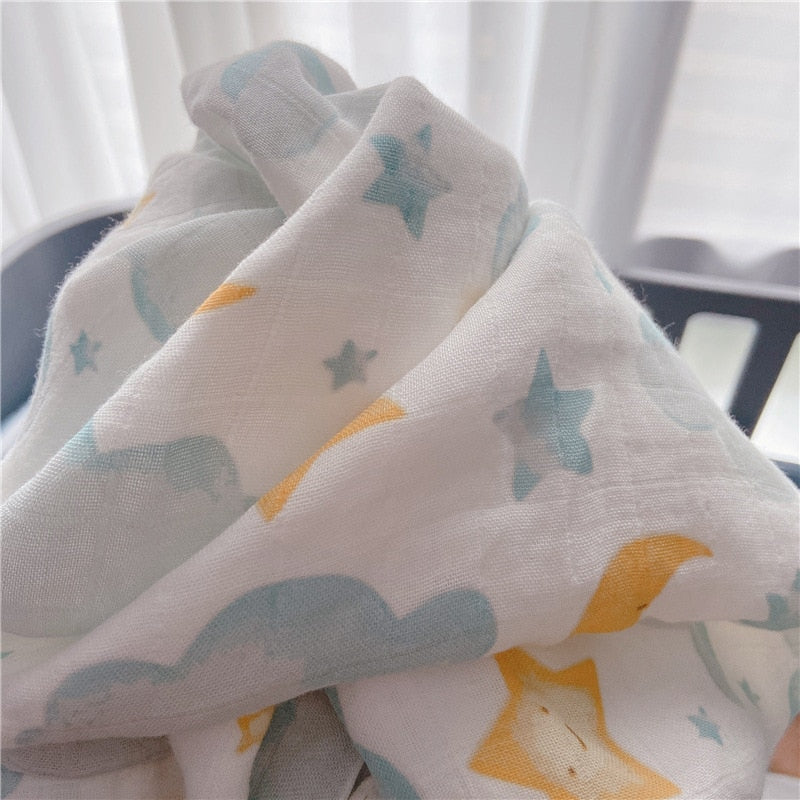 New Muslin Swaddle Baby Blanket