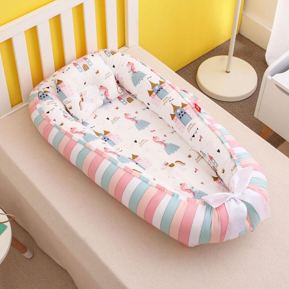 Baby Cot Crib Lace Mattress Removable