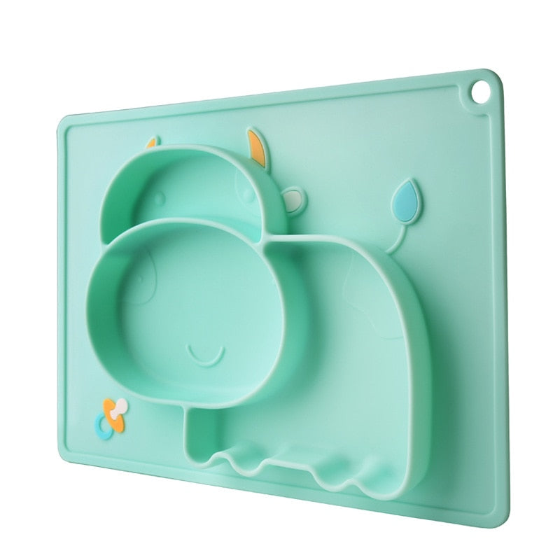 Silicone Plate For Children Babies Tableware