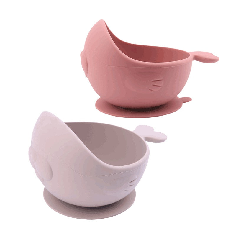 Baby Silicone Tableware Bowl Suction Cup