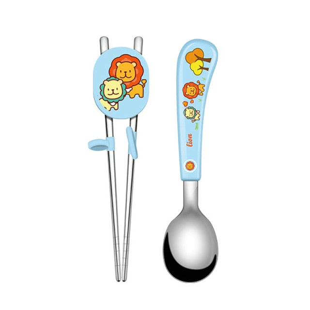 baby tableware set cartoon food